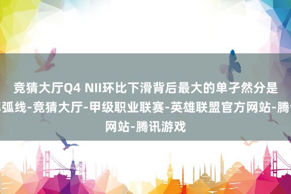 竞猜大厅Q4 NII环比下滑背后最大的单孑然分是收益率弧线-竞猜大厅-甲级职业联赛-英雄联盟官方网站-腾讯游戏